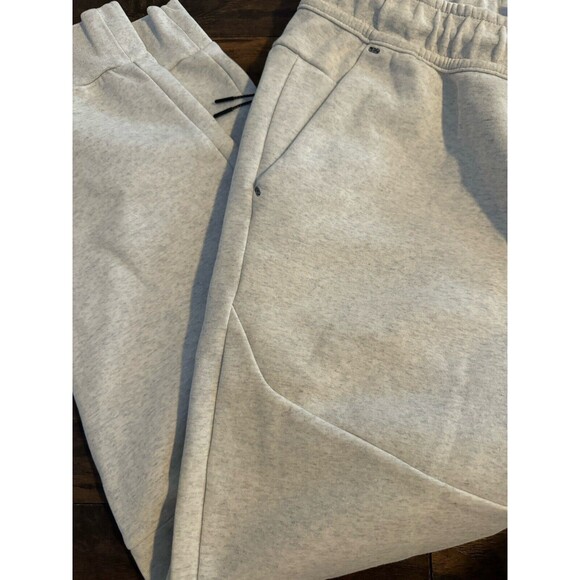 Nike Tech Fleece Sweatpants Jogger Pants Bone Heather White/Gray Large EUC - Picture 3 of 8